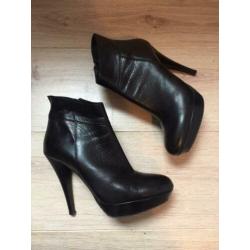 High heels ankle boots real leather from Italy 39