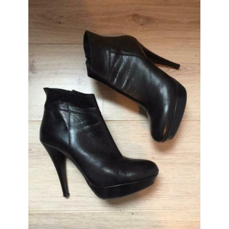 High heels ankle boots real leather from Italy 39