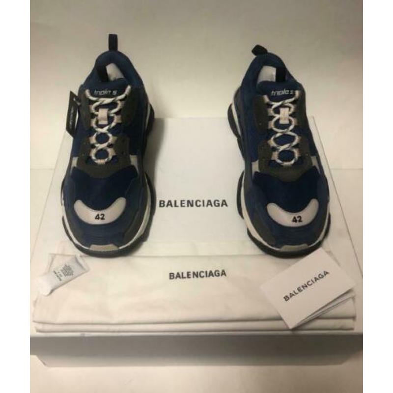Balenciaga Triple S Navy Blauw 39 40 41 42 43 44