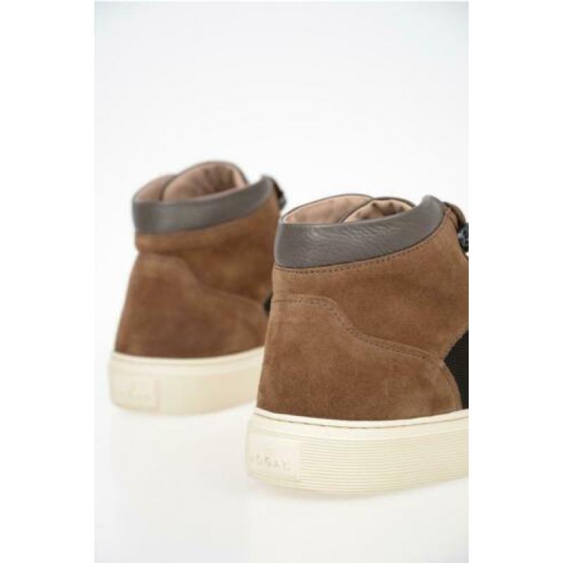 Hogan Bruine Leren Sneakers maat 39,5