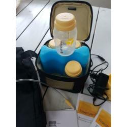 Medela Freestyle, dubbele borstkolf, ook enkel te gebruiken.