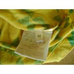 Geel/groen Numph vlinder shirt, maat M = S