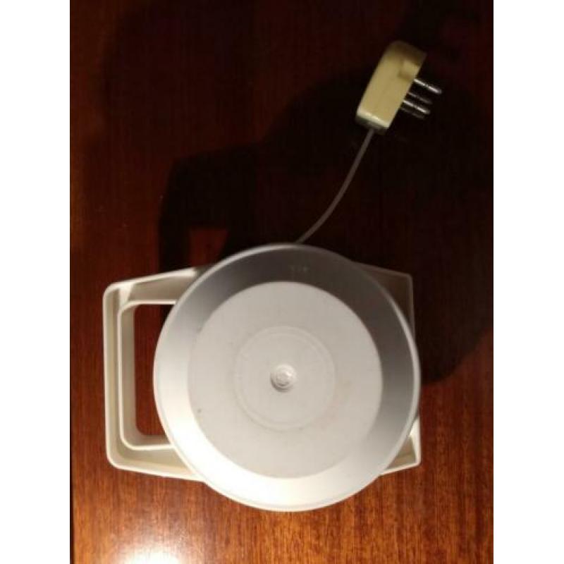 Haspel met 15 meter telefoonkabel