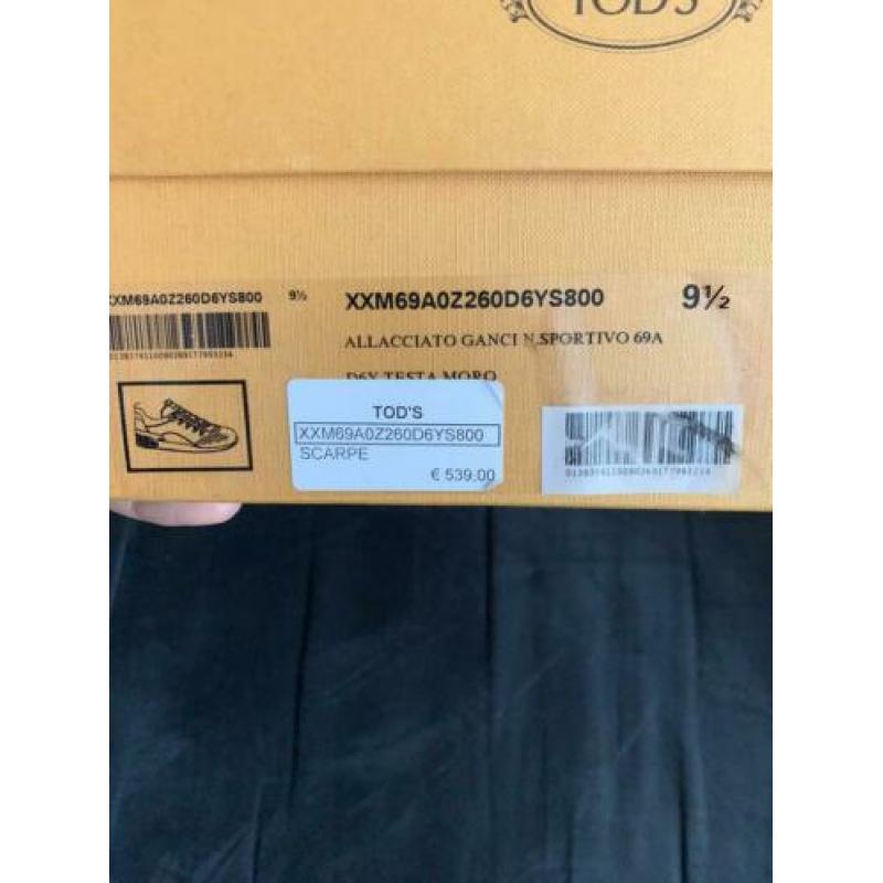 Nieuw tod's sneakers heren bruin maat 9,5/43,5 prijs 539€