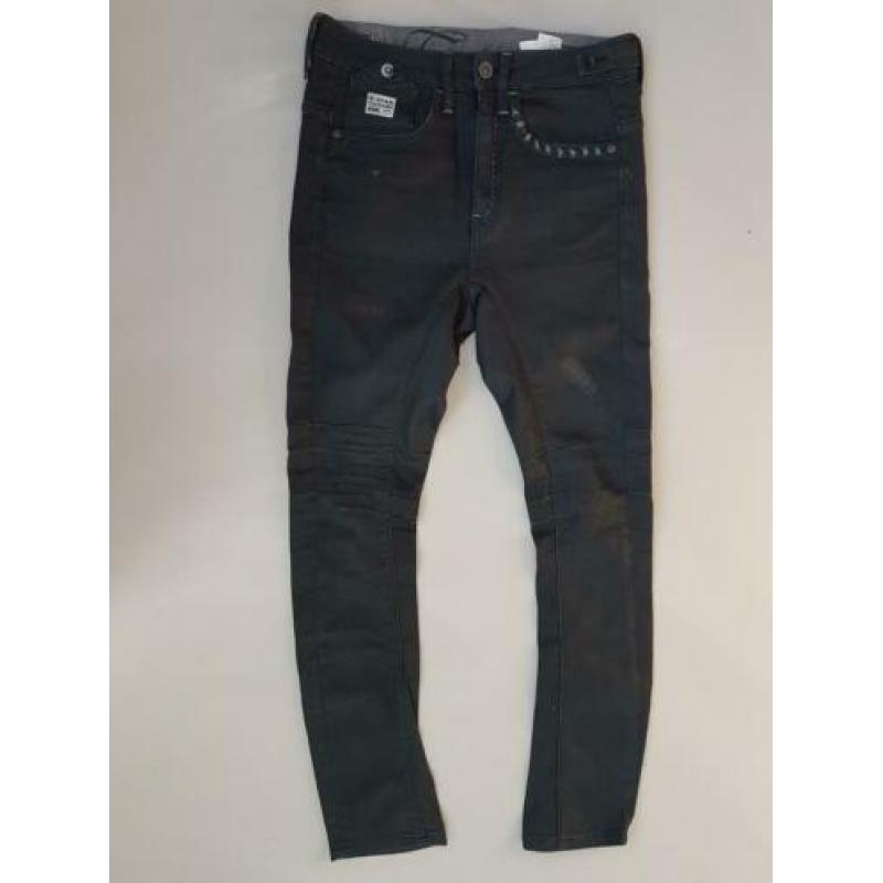 G-star zwarte skinny stretch jeans maat 25 L 32 diesel gstar