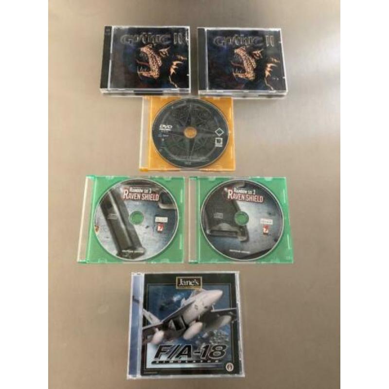 Gothic II + 3, Rainbow Six 3 Raven Shield, F/A-18 Simulator