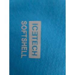 Te koop blauwe heren zomersoftshell jas maat XL icepeak