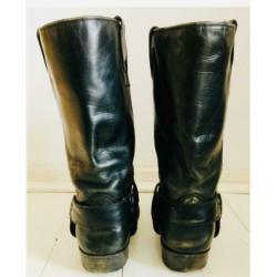 Vintage 80 ties leren moterboots (43)
