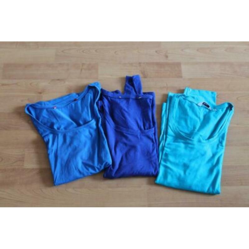 3 longsleeves in diverse kleuren voor een DAME