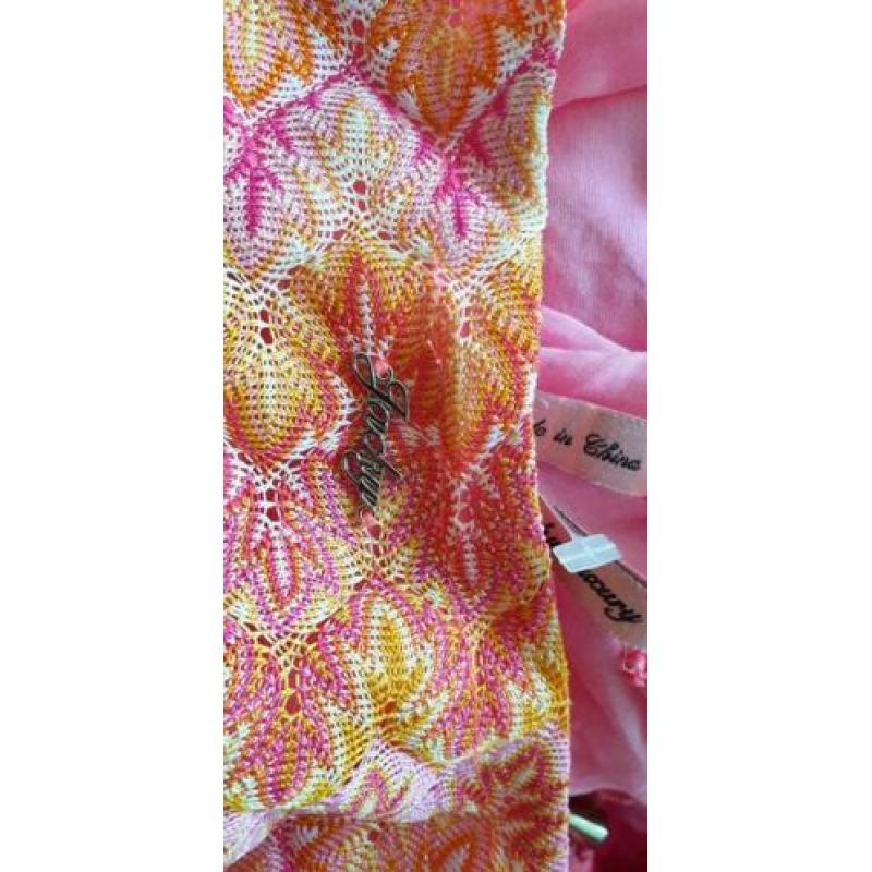 ZGAN prachtige JACKY LUXURY oranje tuniek mt XS 34, top