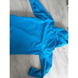 Te koop blauwe heren zomersoftshell jas maat XL icepeak