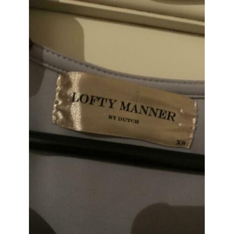 Lofty manner jurk helemaal nieuw maat xs grijs pumplin zomer