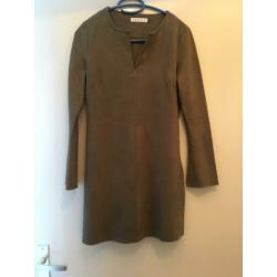Costes suède groen tuniek top xs /34 s 36 zgan