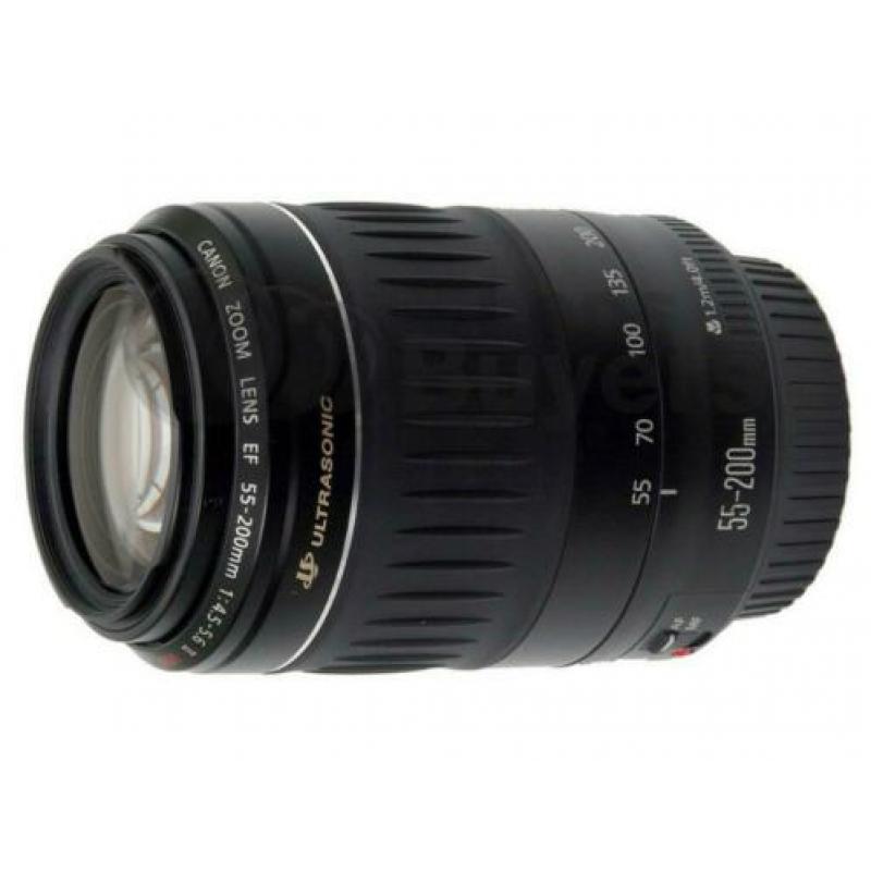 Canon EOS 7D camera, Canon 55-200 mm lens