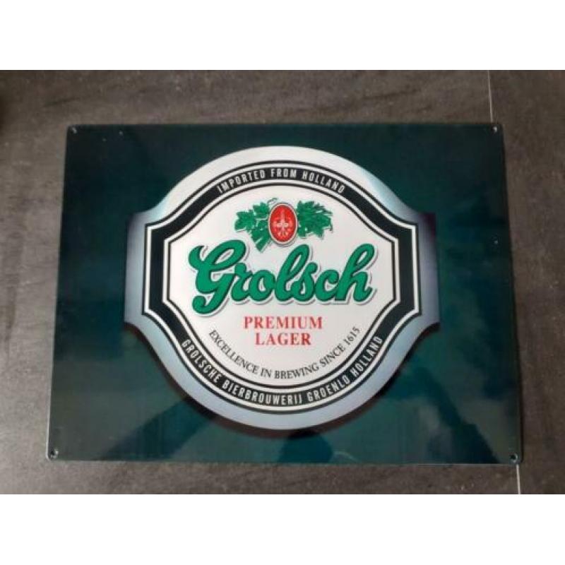 ZGAN reclamebord van Grolsch, mancave, kroeg