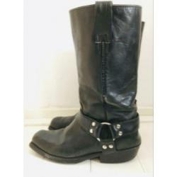 Vintage 80 ties leren moterboots (43)