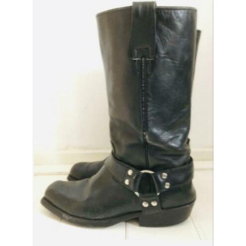 Vintage 80 ties leren moterboots (43)