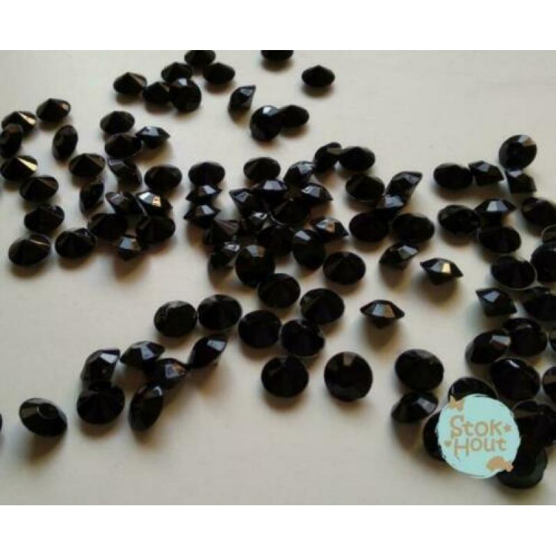 Diamanten - Transparant - +/- 100st decoratie | Stokhout 79