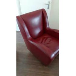 Te koop Poltrona frau design fauteuil Turijn bordeau rood