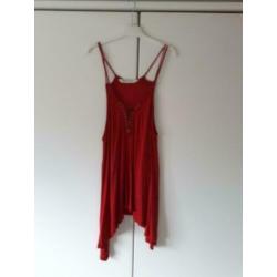 Rode top met punten H&M