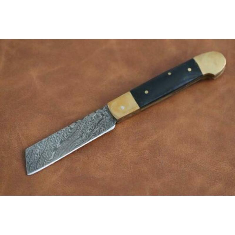 Damast tanto zakmes vouwmes mes handgemaakt damascus Nieuw