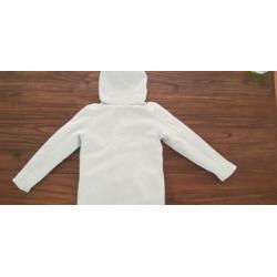 Winterjas licht blauw met warme voering maat 122