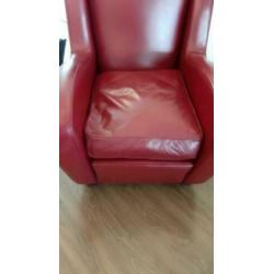 Te koop Poltrona frau design fauteuil Turijn bordeau rood