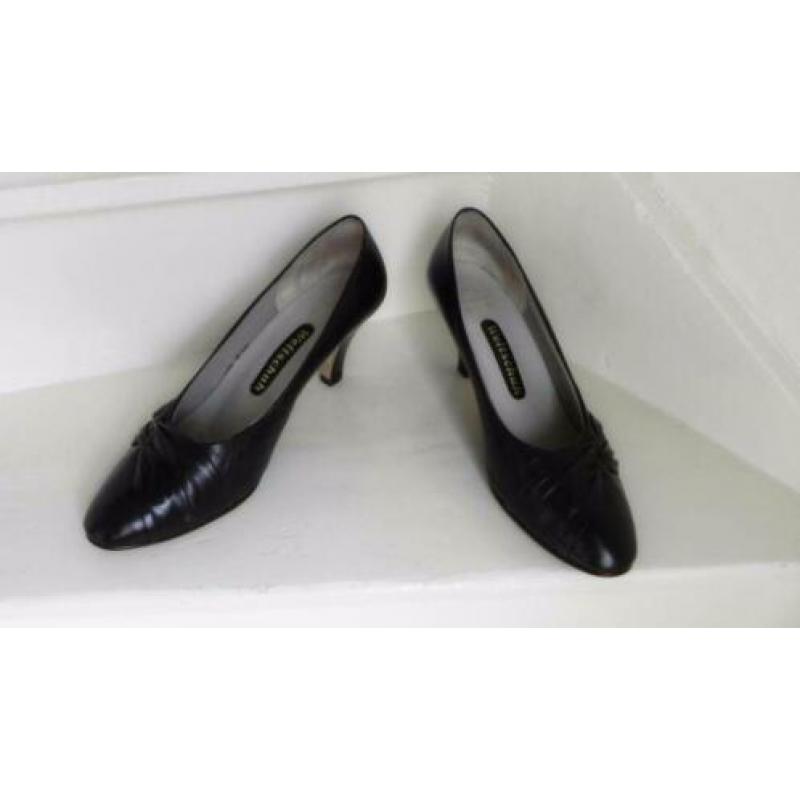 1946 VINTAGE Weltschuh sexy donkerbruine pumps 40 41