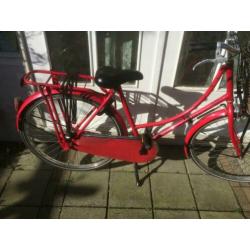 26 inch meisjesfiets Gazelle madelief met voordrager en mand