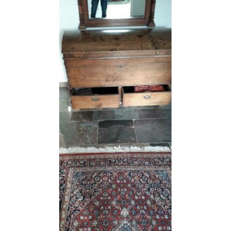 eiken houten boekenkist