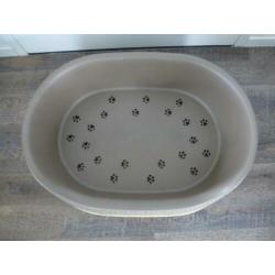 Curver Petlife hond Pet Basket maat S bruin kunststof Rattan