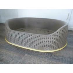 Curver Petlife hond Pet Basket maat S bruin kunststof Rattan