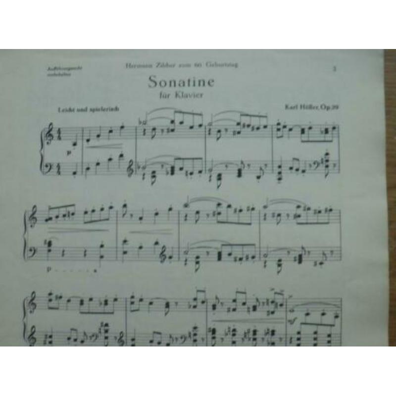 Karl höller -- sonate voor piano