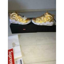 NIEUW IN DOOS: Supreme X Uptempo Gold Size 9.5!