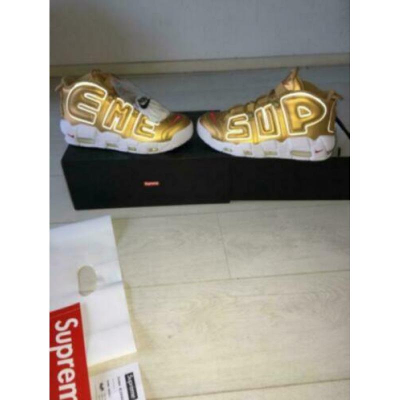 NIEUW IN DOOS: Supreme X Uptempo Gold Size 9.5!