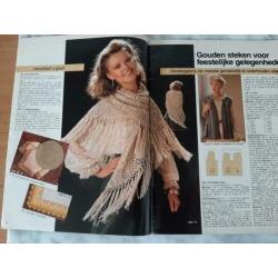 Anna handwerken, dec. 1981, stola, sjaal, mutsen haken e.a.