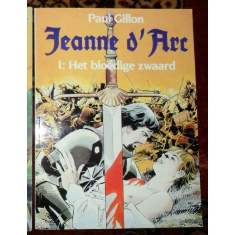 6x Jeanne D'Arc - Paul Gillon + Godfried + Lancelot + H BALM