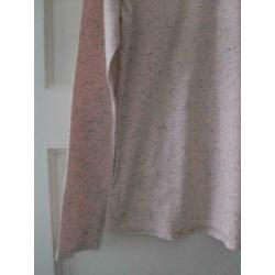 2 gemeleerde longsleeves maat 158-164 C&A nieuw