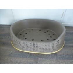 Curver Petlife hond Pet Basket maat S bruin kunststof Rattan