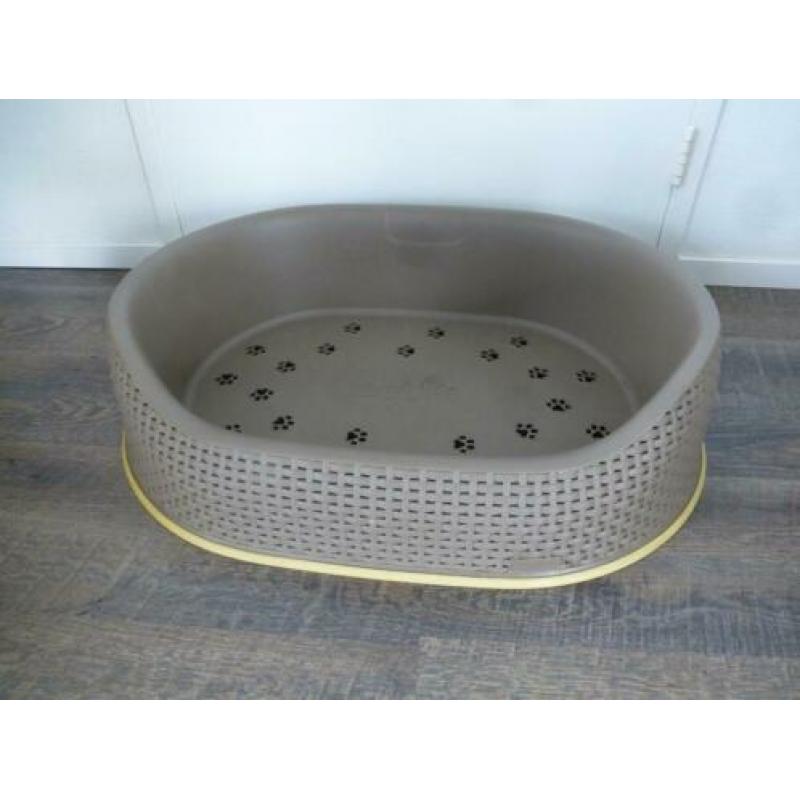 Curver Petlife hond Pet Basket maat S bruin kunststof Rattan