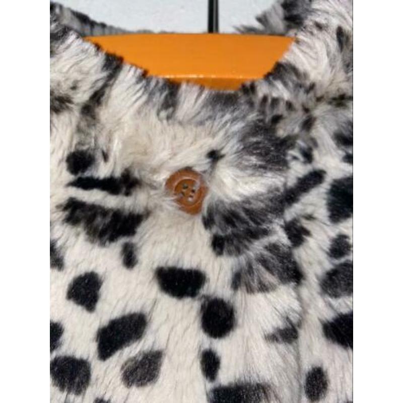 Zara baby meisje maat 80 bontjasje panter fakefur goede st.