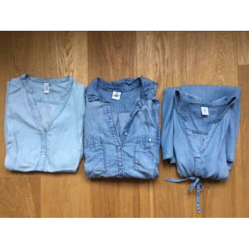 Set denim positiekleding H&M maat M