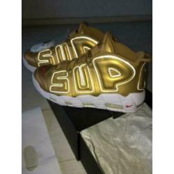 NIEUW IN DOOS: Supreme X Uptempo Gold Size 9.5!