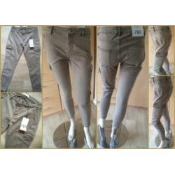 ZARA nieuwe cargo skinny stretchbroek maat 38