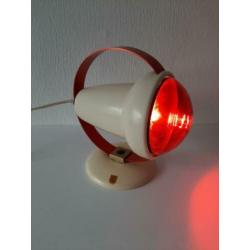 2 Mooie vintage Philips warmte lampen jaren 60.