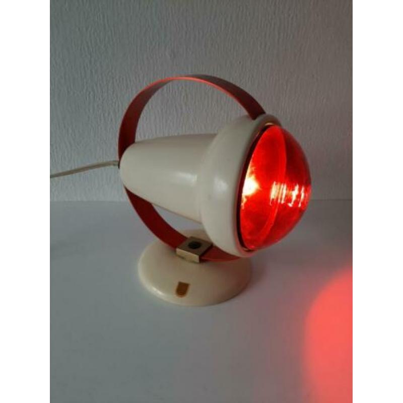 2 Mooie vintage Philips warmte lampen jaren 60.