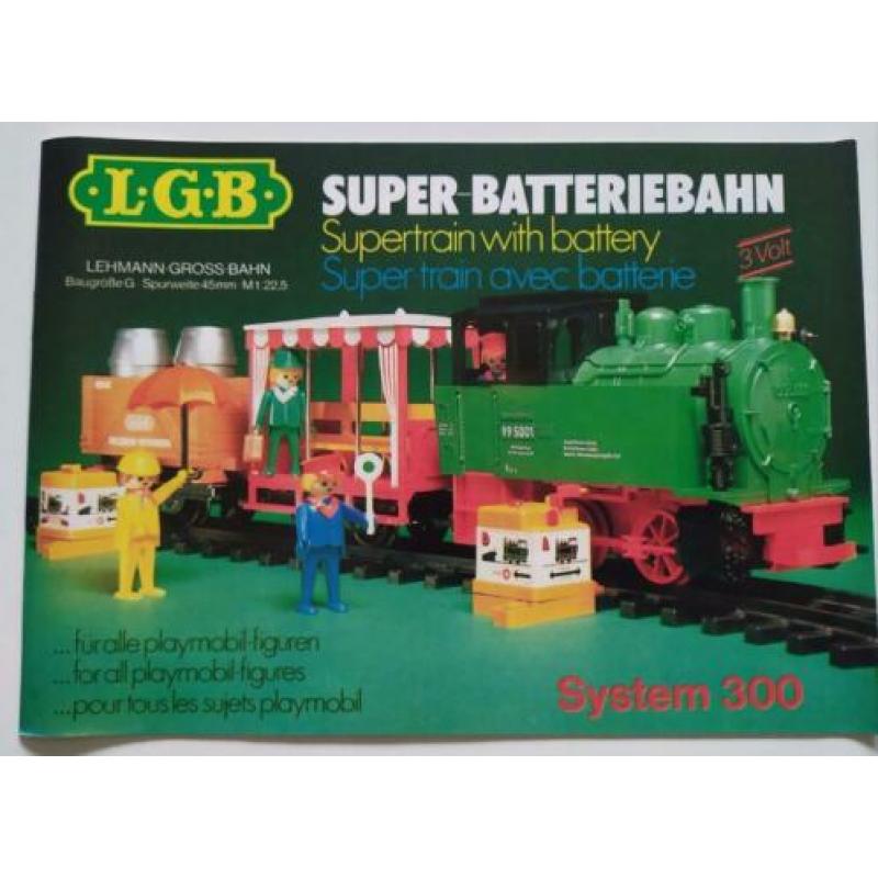 Vintage LGB Lehmann Playmobil Speelgoed catalogus folder