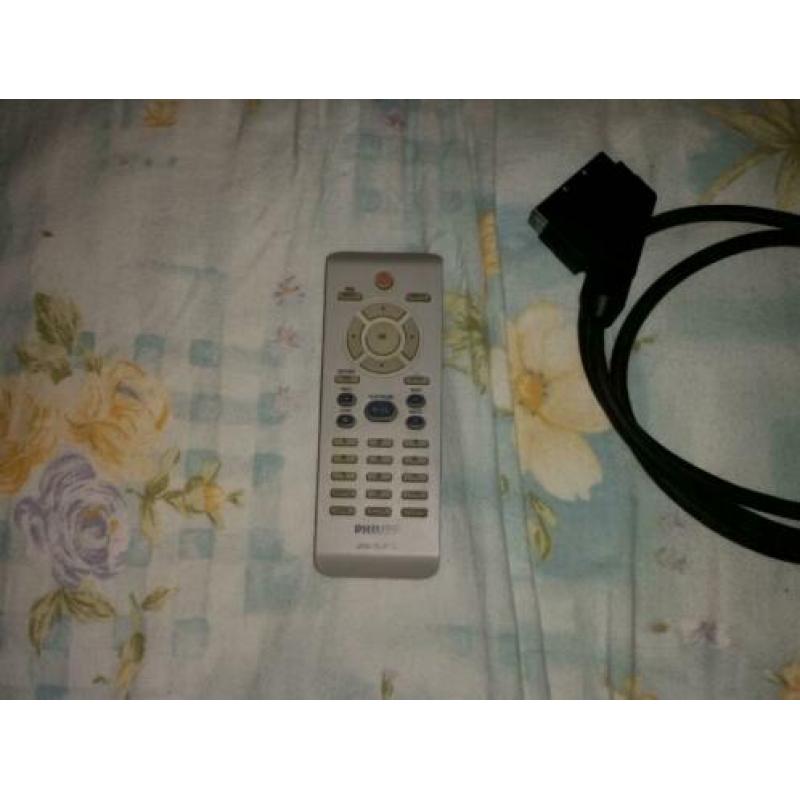 Philips DVP3120 / Boekje / Afstandsbediening / Scartkabel
