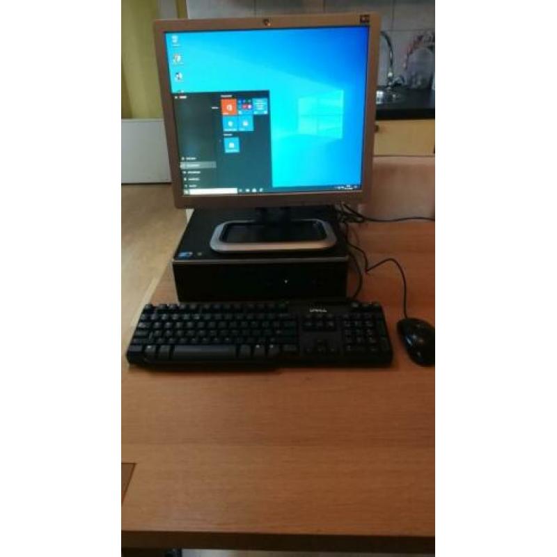 Mooie Hp 8000 Elite computer met Windows 10 compleet