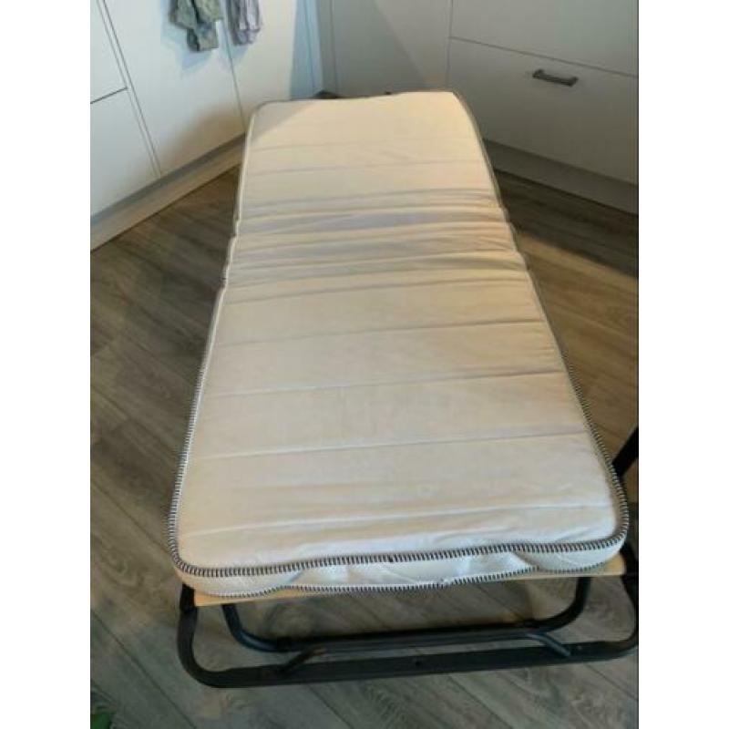 Logeerbed Milaan - grijs - 80x190 cm